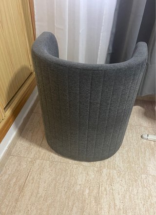 Butaca de habitación gris