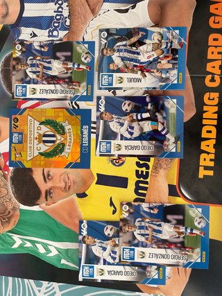 Lote de 5 Cromos Panini Megacracks