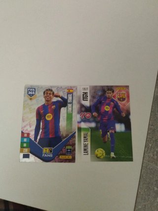2 Cromos Panini Lamine Yamal