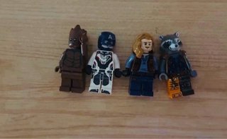 4 Minifiguras LEGO Marvel