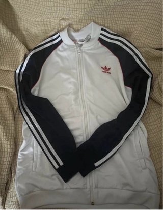 Chaqueta Adidas Blanca y Negra