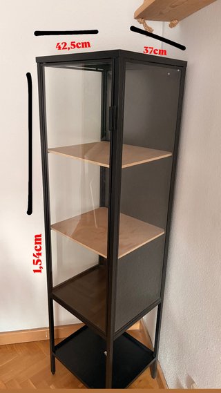 Vitrina Antracita con Estantes