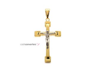 crucifijo oro 18k
