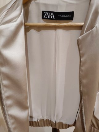 Chaqueta Zara Beige Talla XS