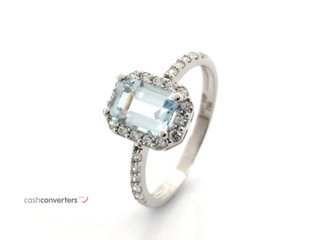sortija oro 18k con piedra con circonita