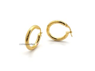 argollas oro 18k