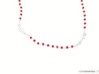 collar plata 925mm con piedra con circonita 28cm