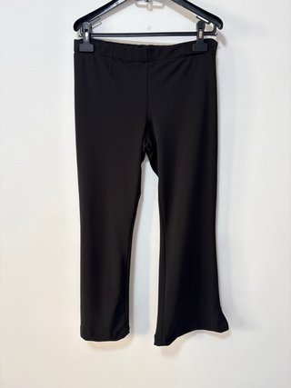 Pantalón Bershka Campana Cropped Negro XL