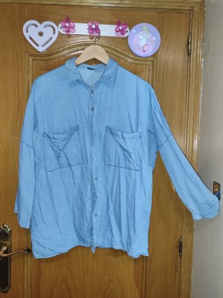 Camisa vaquera azul