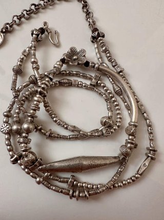 Collar y Pulsera de Plata Artesanales