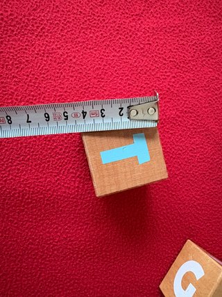 Cubos de Letras de Madera Vertbaudet