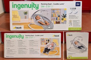 Hamaca Mecedora Ingenuity Cuddle Lamb