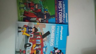 2 Libros Playmobil: Historia y Profesiones