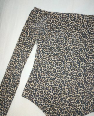 Body estampado leopardo
