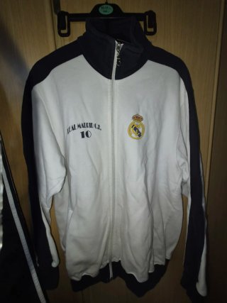 Sudadera Real Madrid Blanca y Azul