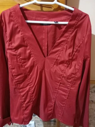 Blusa Roja Mango Talla M