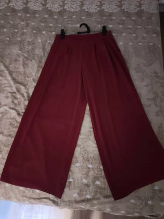 Pantalón Palazzo Color Teja Talla L