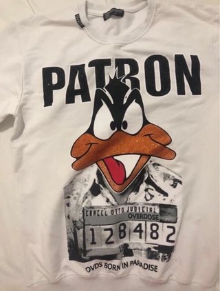 Sudadera Blanca OVDS Estampado Pato