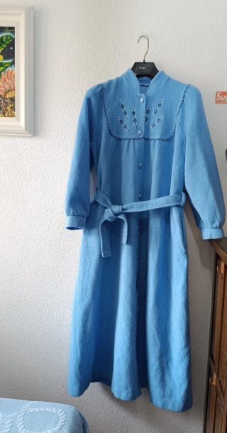 Bata de casa azul TALLA desde 40a la 46