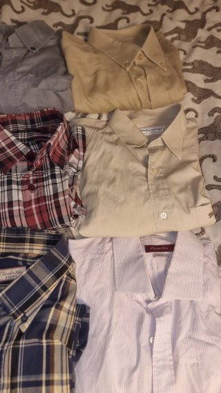 Lote de 6 Camisas Variadas Talla M