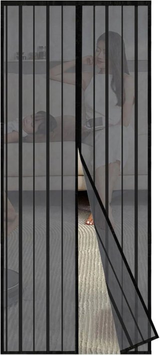 Sekey 80x205 cm Cortina Magnética de Puerta a Prue
