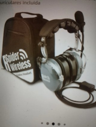 Auriculares de Aviación Spider Wireless