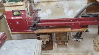 Torno madera Einhell TC-WW 1000+Copiador artesanal