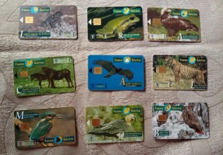 Antiguas tarjetas telefónicas. 3,50€ unidad