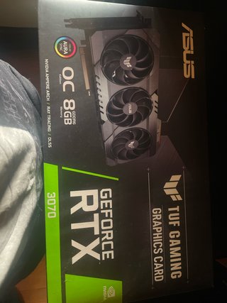 Tarjeta Gráfica ASUS TUF Gaming RTX 3070 8GB