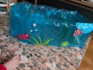 Bañera Hinchable para Bebé Azul