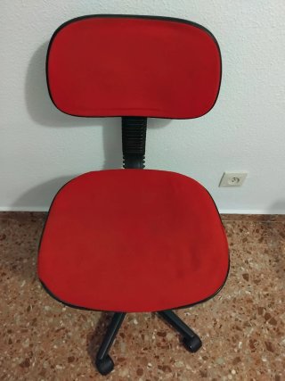Silla de escritorio roja
