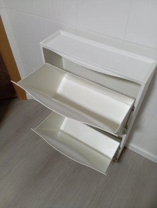 2 Zapateros Ikea Blancos