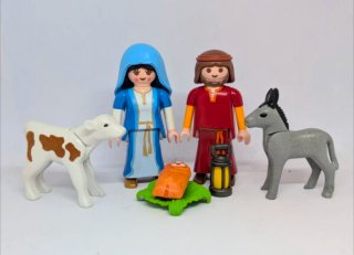 Belén nacimiento pesrbre Playmobil