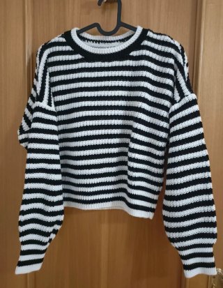 Jersey de Punto Grueso a Rayas