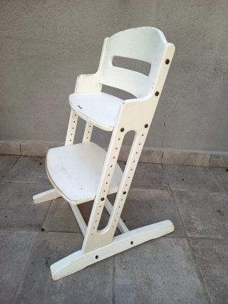 Trona Evolutiva de Madera Blanca