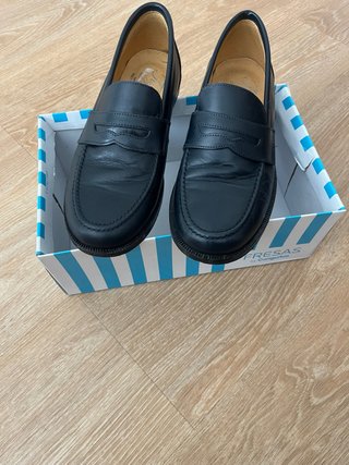 Mocasines de piel negros Tizzas