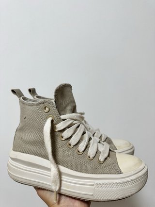Zapatillas Converse Plataforma Beige