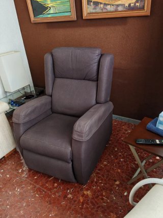 Sillón Reclinable Eléctrico Marrón