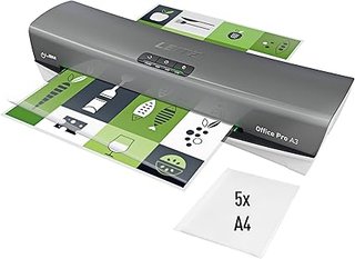 Leitz 75180084 -Plastificadora iLAM Office Pro A3, Calentamiento Ultra Rápido 1 Minuto, 75-125 Micra