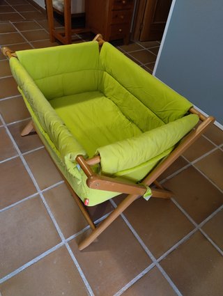 Minicuna con colchón y funda