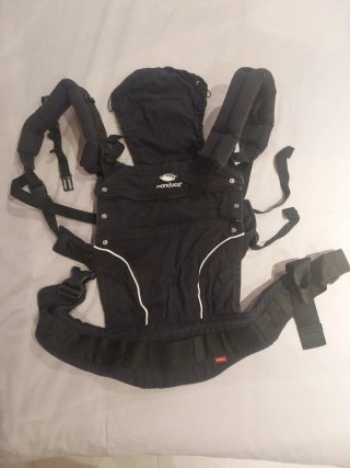Mochila Portabebés Manduca Negra