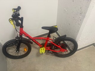 Bicicleta Infantil Btwin Roja