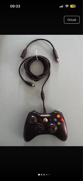 Controller XBOX 360 cablato