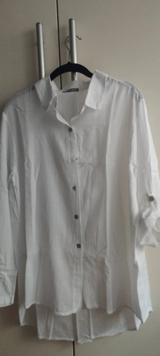 Blusa Camisera Blanca
