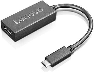 Lenovo 4X90R61022 adaptador de cable de vídeo 0,24 m USB C HDMI tipo A (Estándar) Negro - Adaptadore