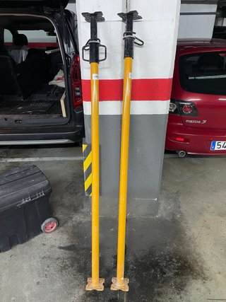2 Puntales de obra 1,6 a 3 metros