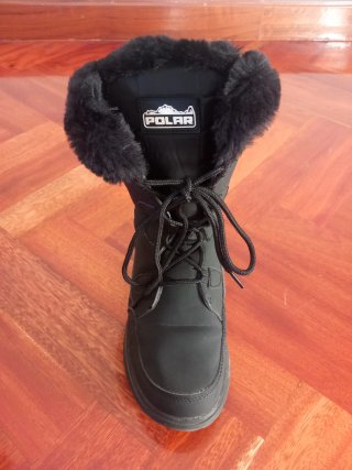 Botas de Nieve Polar Negras Talla 40