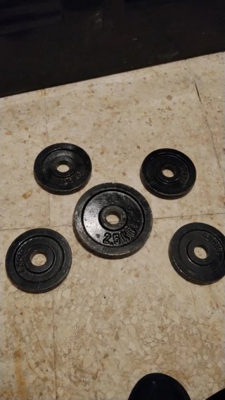 Set de 5 Discos de Pesas