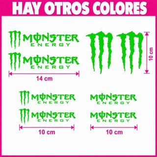 Set de Pegatinas Monster Energy