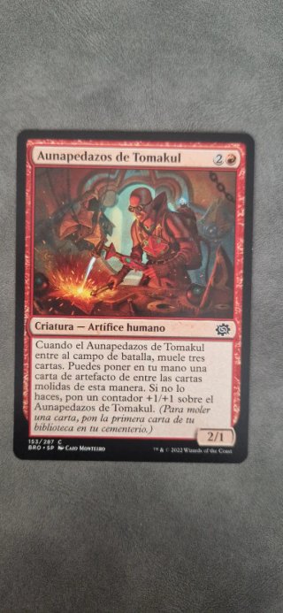 Carta Magic: Aunapedazos de Tomakul